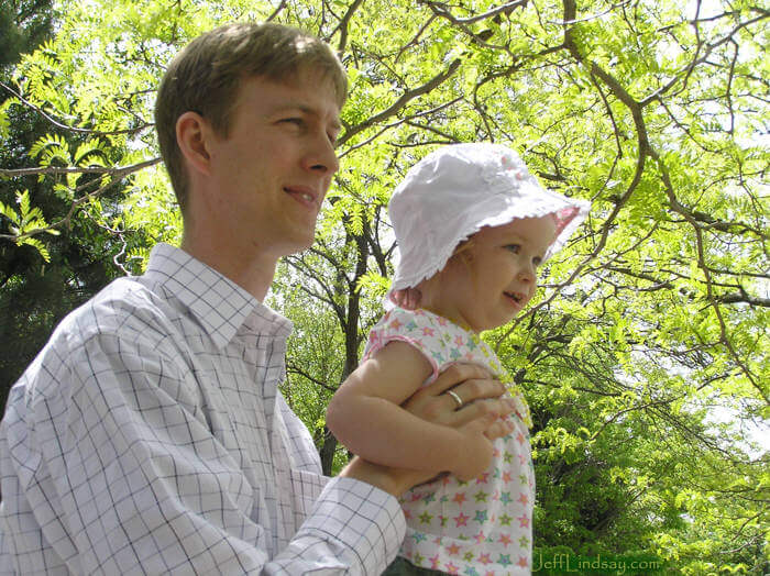 Stephen and Anna at the Madison Zoo, May 2008.