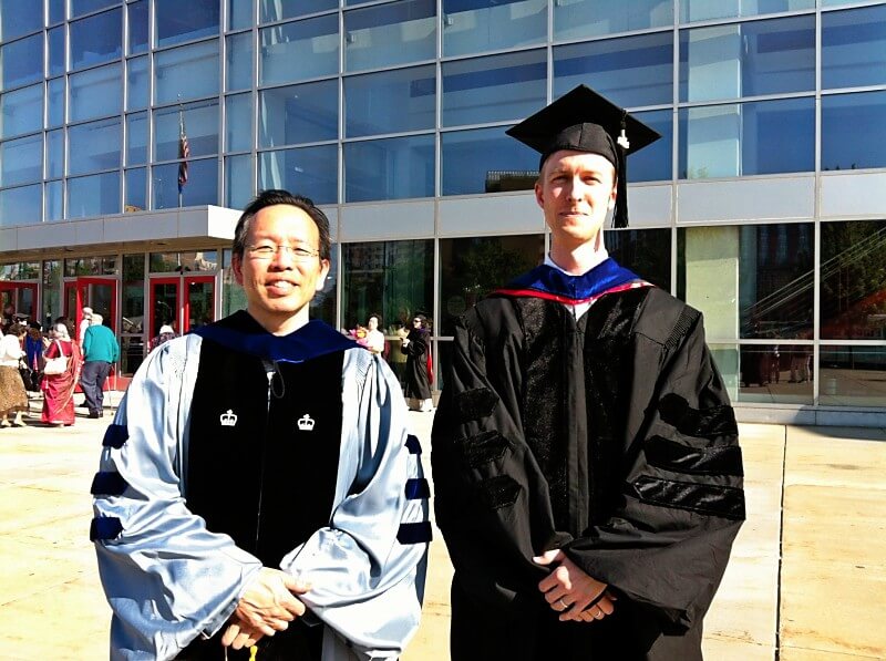 Stephen graduates from the University of Wisconsin-Madison with his Ph.D. in chemical engineering, 2012.