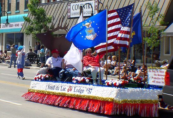 The Elk's Lodge of Fond du Lac had a float.