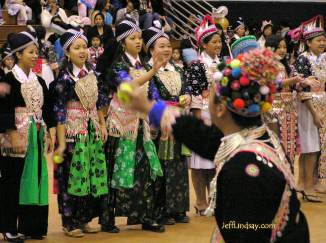More Hmong ball tossing.