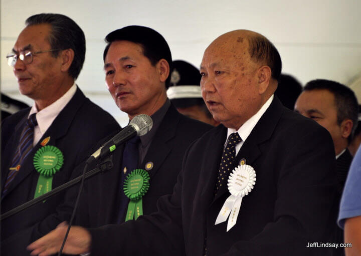 General Vang Pao, respected by many Hmong people as their George Washington who led them bravely back in the war, and speaks for Hmong freedom and progress today.