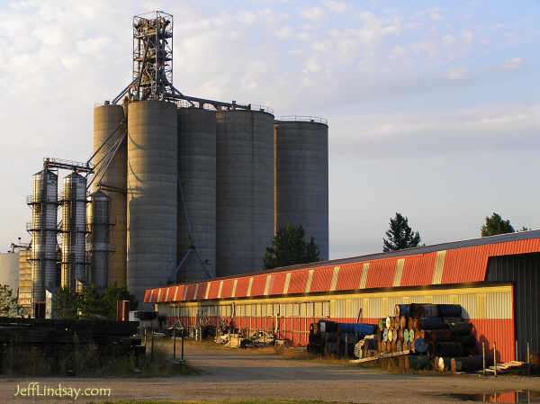 Silos in Ripon, Wisconsin, July 22, 2005.