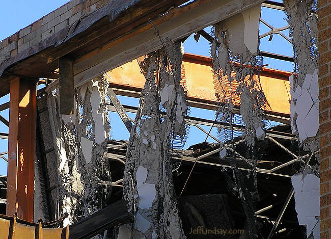 Tearing down St. Joseph's school in Appleton, Wisconsin, Jan. 21, 2006.