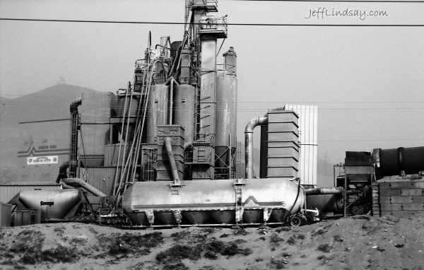 A gravel factory near Point of the Mountain, Utah, south of Salt Lake City, Aug. 2004.