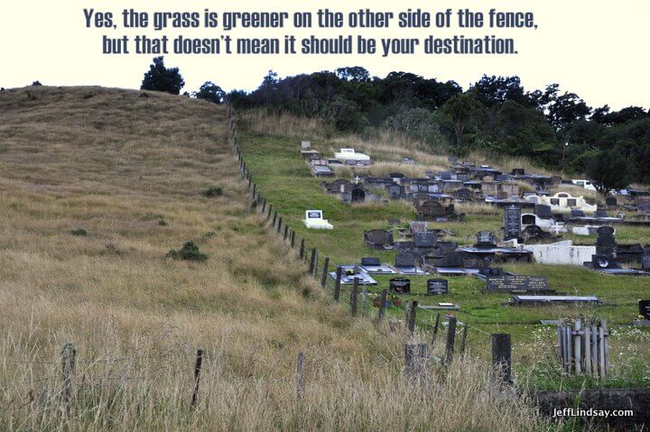 New Zealand: cemetery