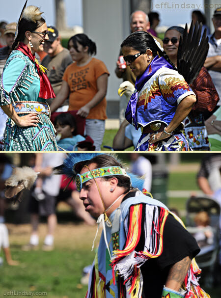 Oneida woman dancing.
