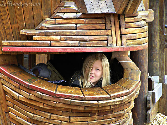 My niece at Menominee Park in Oshkosh, WI, 2006.