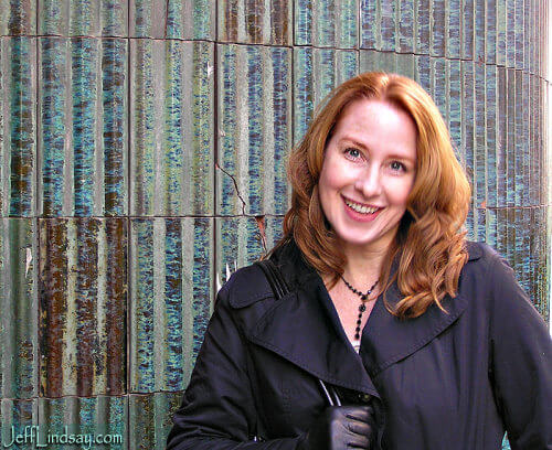 Woman in Barcelona, Spain, March 2008.