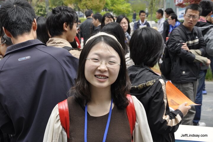 A friend at Global Volunteer Day, Nanjing University, China, 2012.