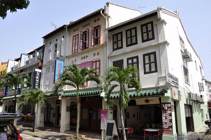 Street at the beginning of Chinatown.