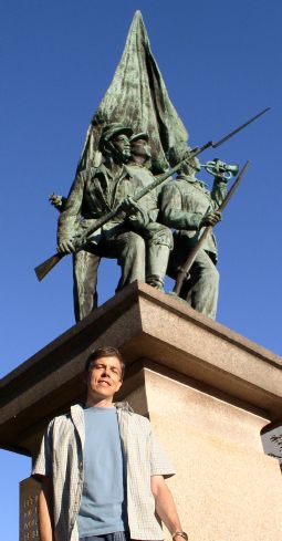 Jeff at Soldier's Square, Appleton, Wisconsin.