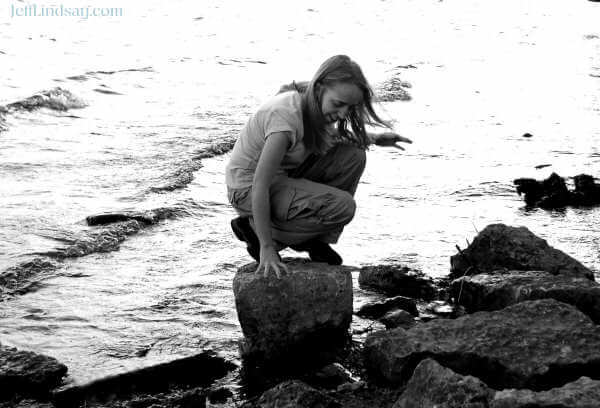 Meliah at Lake Winnebago, 2004.