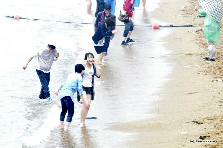 Xiamen, Fujian China, April 2013: wet beech in China